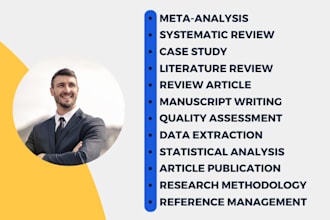 write custom systematic review meta analysis manuscripts and case reports