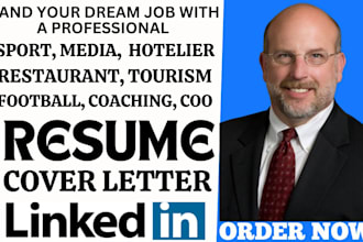 write restaurant resume, hospitality, sport coach, supply chain, logistic resume