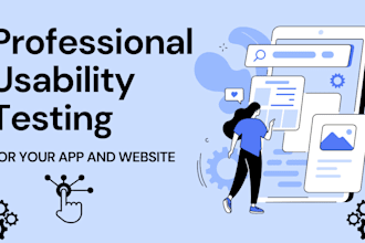 professionally test the usability of your app or website