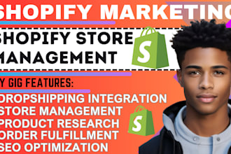 be your shopify dropshipping store manager, shopify virtual assistant