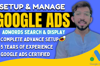 manage google ad adwords PPC campaigns for local and ecom businesses