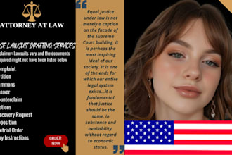 be your online attorney to draft legal documents and review contracts