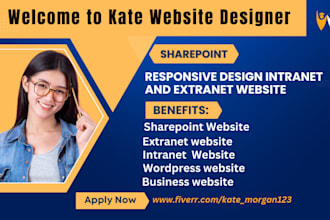 create custom sharepoint portal, intranet or extranet, employee website