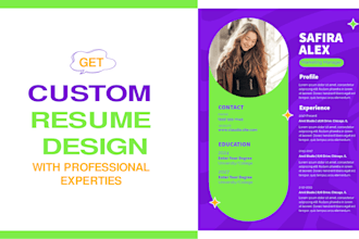 design a custom resume