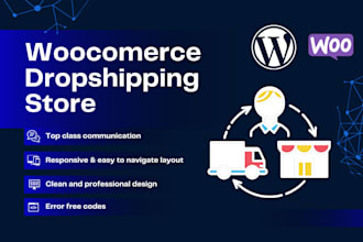 develop woocommerce dropshipping store with winning products