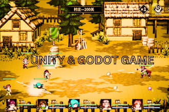 develop 2d 3d unity game godot game demo multiplayer plugin add new features