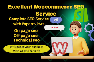 do SEO for woocommerce, shopify, wordpress products optimization