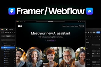 design and develop real estate website in framer or webflow