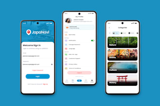 develop your flutter app with modern UI and features