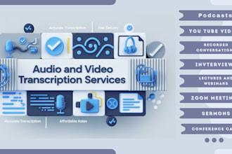 accurately transcribe audio and video with fast delivery
