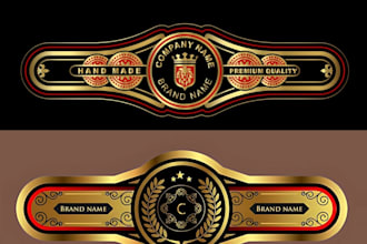 do cigar logo, bands, labels, brands, and box design