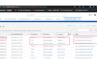 synchronize leads between salesforce and zoho CRM for you