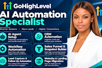 ai agent setup CRM automation workflow automation sales funnel snapshot builder