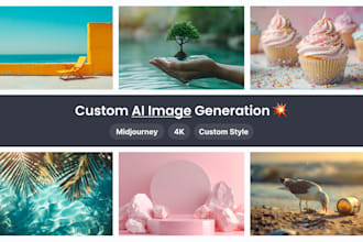 generate any custom ai image or ai art with midjourney