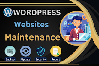 do wordpress website maintenance for wordpress support and send reports