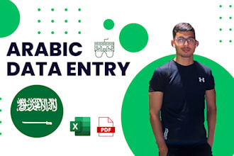 do arabic data entry
