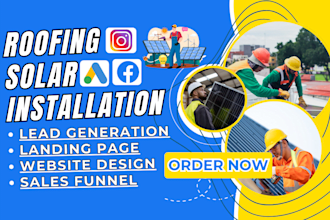 roofing leads solar leads roofing installation solar installation landing page