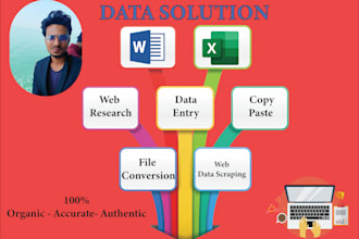 do all sort of data entry