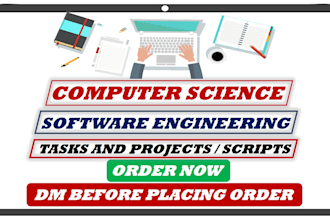 urgently do software engineering and computer science project