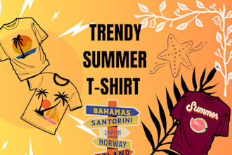 design personalized tropical tshirts featuring unique summer themes