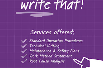 industrial sops maintenance manuals and job procedures