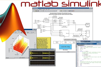 do matlab simulink modeling, coding, image processing assignment and task