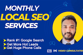 monthly local SEO service for your business to get hot leads