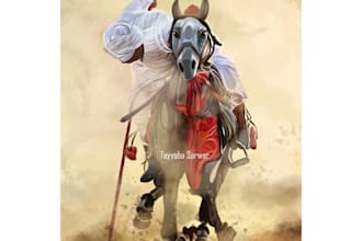make digital paintings, mini paintings and oil paintings