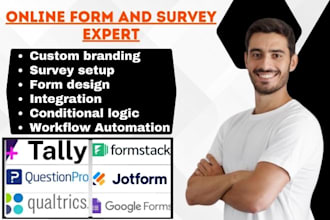 build qualtrics formstack questionpro jotform docusign birdeyes zoho forms tally