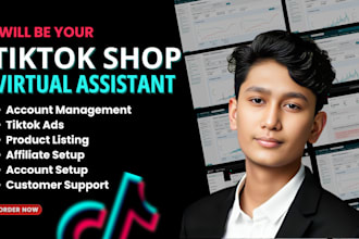 create tiktok shop seller account, tik tok shop manager, affiliate US UK
