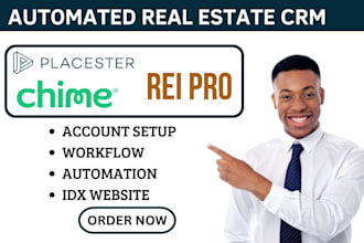 setup placester apptivo rei pro flowtrack chime ylopo real estate crm automation