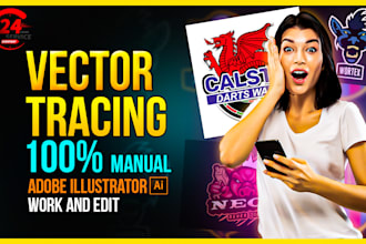 vector trace, trace logo, image in vector, redraw your image