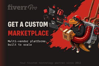 develop a custom multi vendor marketplace app