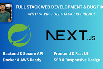 develop any kind of custom websites and fix any bugs