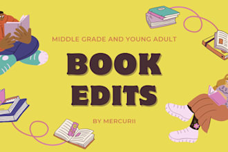 edit your middle grade and young adult novels