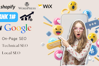 do monthly SEO and service for 1st page google rankings