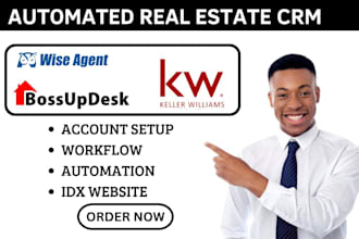 setup revvin keller williams bossupdesk wise agent crm ixact contact leads idx