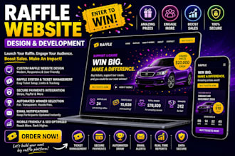 raffle website promotion giveaway website promotion competition website