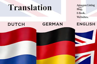 translate to english german and dutch