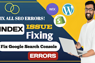 fix google search console errors 404, 301 and index pages