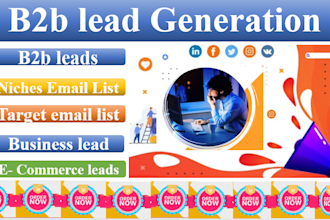 do b2b lead generation and build prospect email list