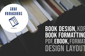 do book formatting and layout design