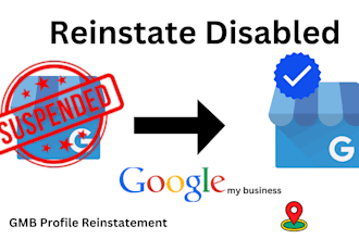 reinstate the suspended gmb or gbp listing on google