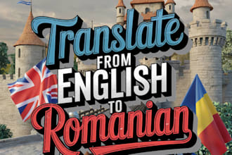 translate  your game, site or article into romanian