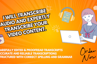 transcribe your audio to text and handle your video transcriptions