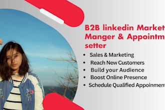 do b2b linkedin lead generation and appointment setter