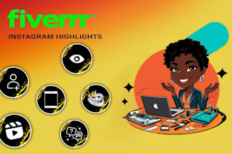 create a professional instagram highlight for you
