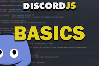 code a discord basic moderation bot with simple commands