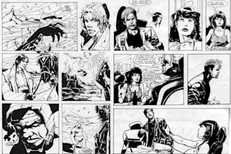 draw illustrations, comic book art and fan art