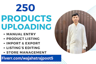 provide professional product uploading service